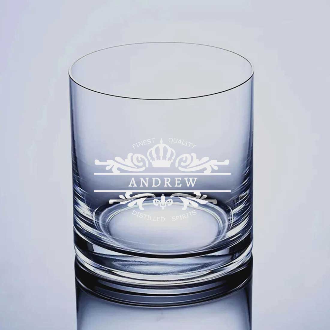 Personalize Your-Name Whiskey Glass - Gift for Boyfriend Husband Father - Image 9
