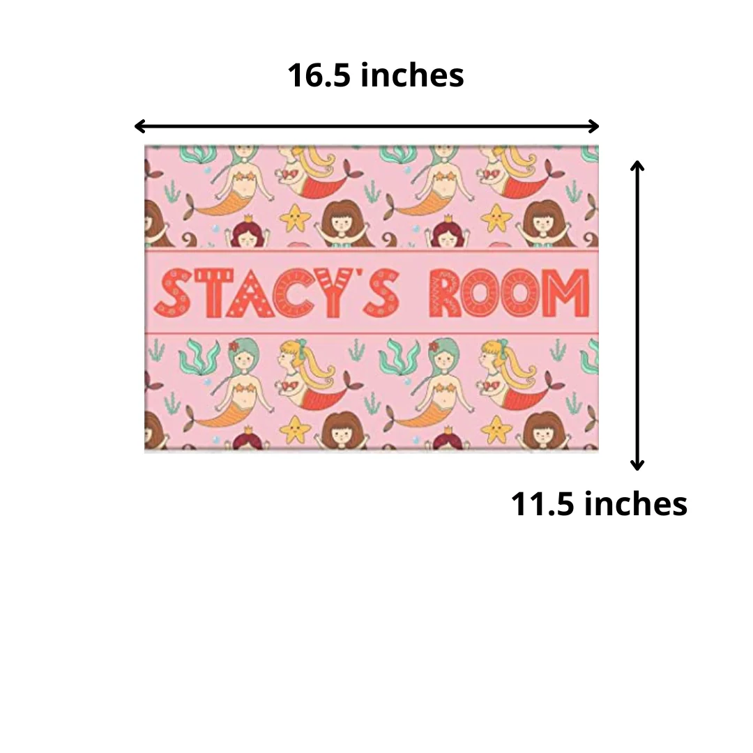 Children's Name Plate Door Sign - Mermaid & Stars. - Image 5