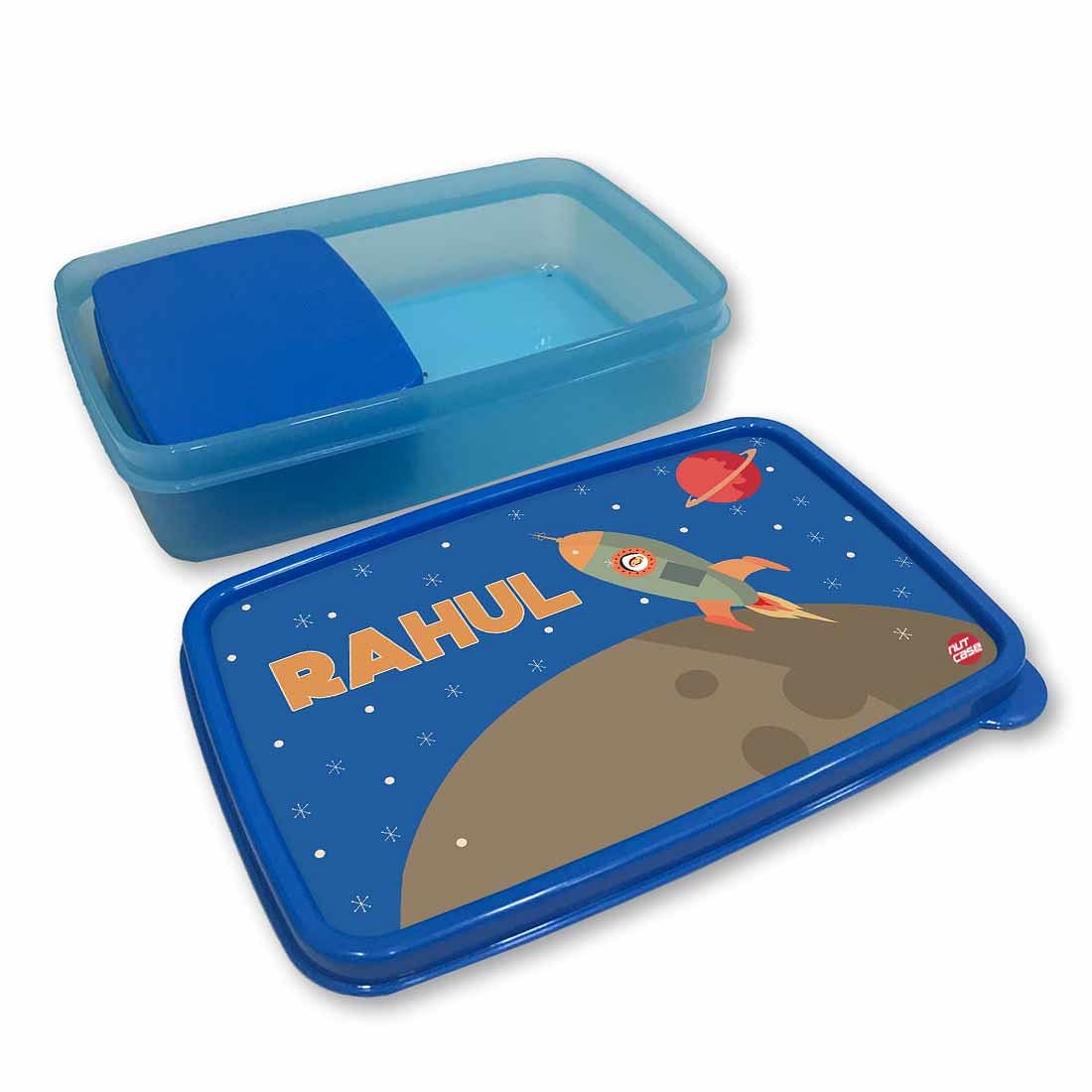 Custom Lunch Box With Name for Boys - Space - Image 3