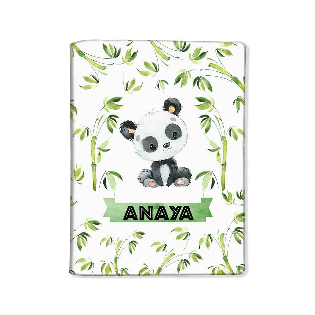 Nutcase Personalized Passport Cover PU Leather Polyfabric - Cute Small Panda - Image 4