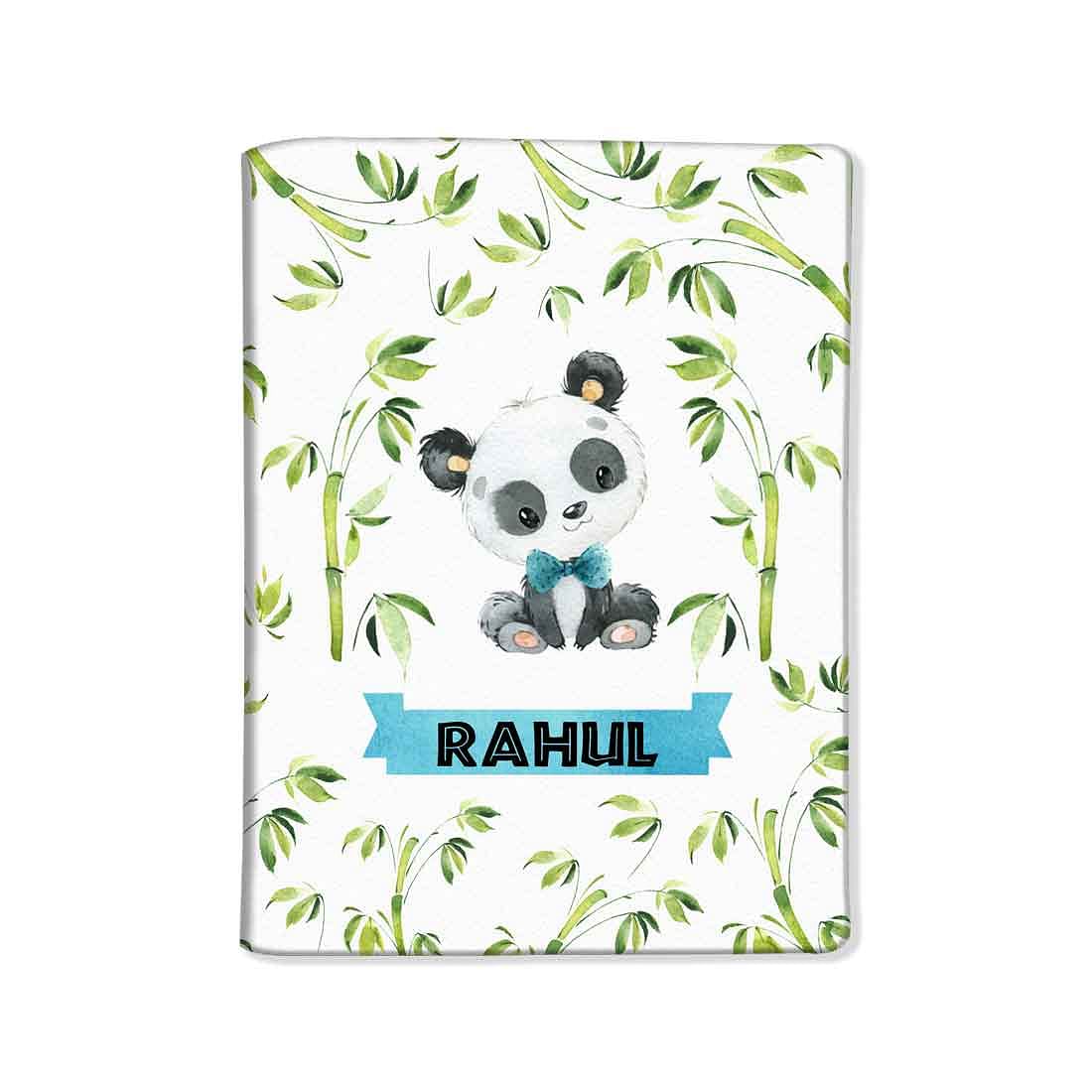 Nutcase Personalized Passport Cover PU Leather Polyfabric - Panda - Image 4
