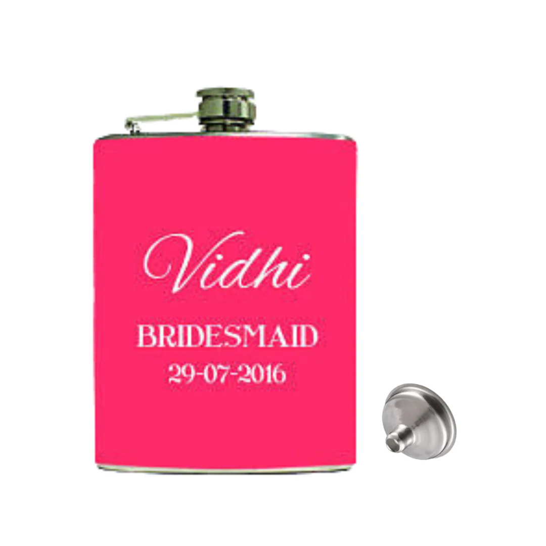 Customized Hip Flask for Gift  - Add Your Name - Image 3
