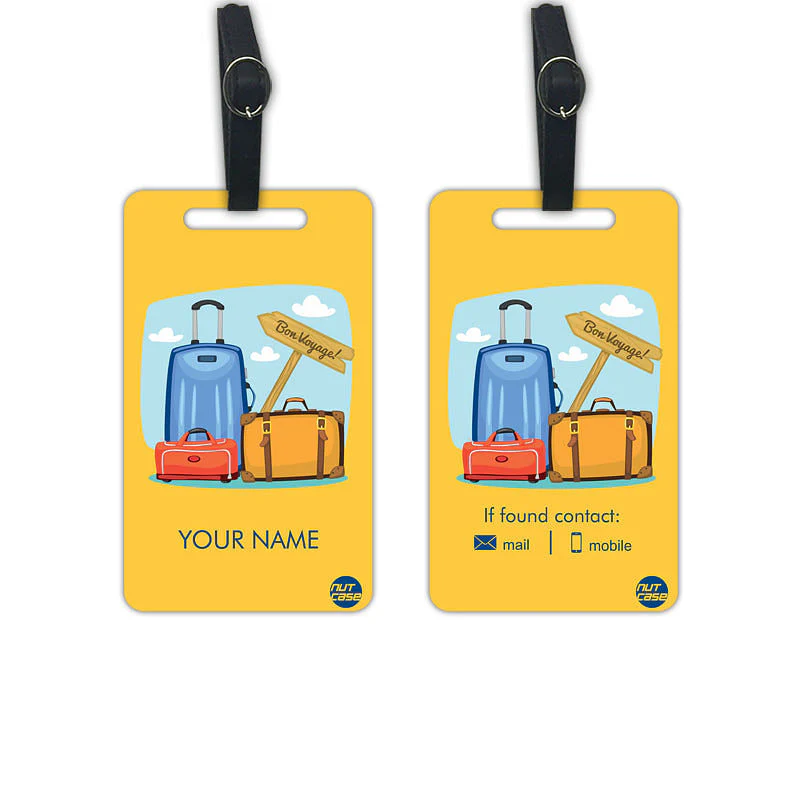 Personalised Travel Tags for Luggage Add Your Name - Suitcases - Image 3