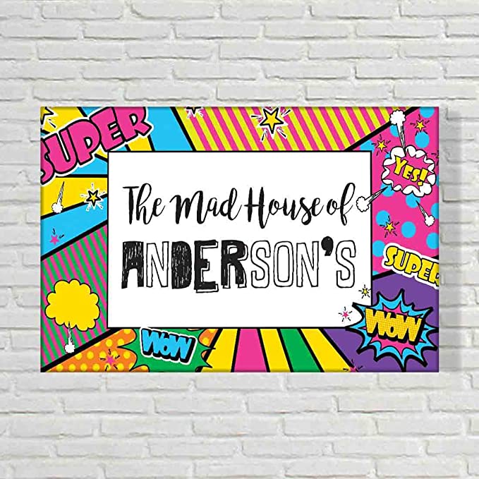 Creative Door Name Plate - Mad House - Image 4