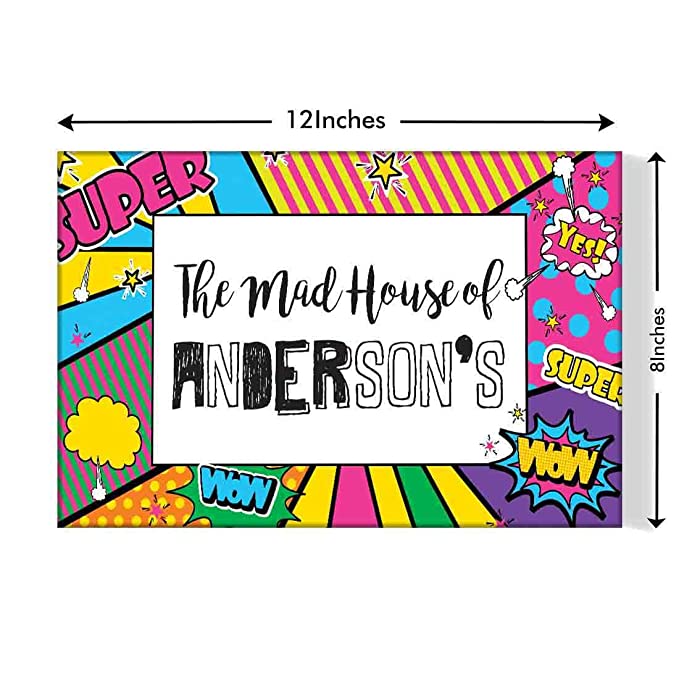 Creative Door Name Plate - Mad House - Image 5