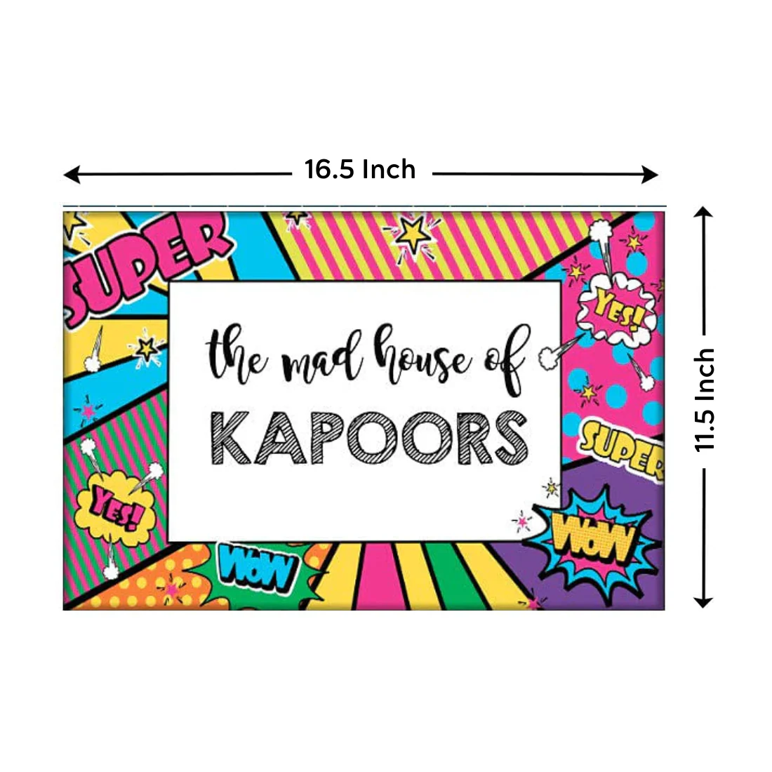 Creative Door Name Plate - Mad House - Image 8