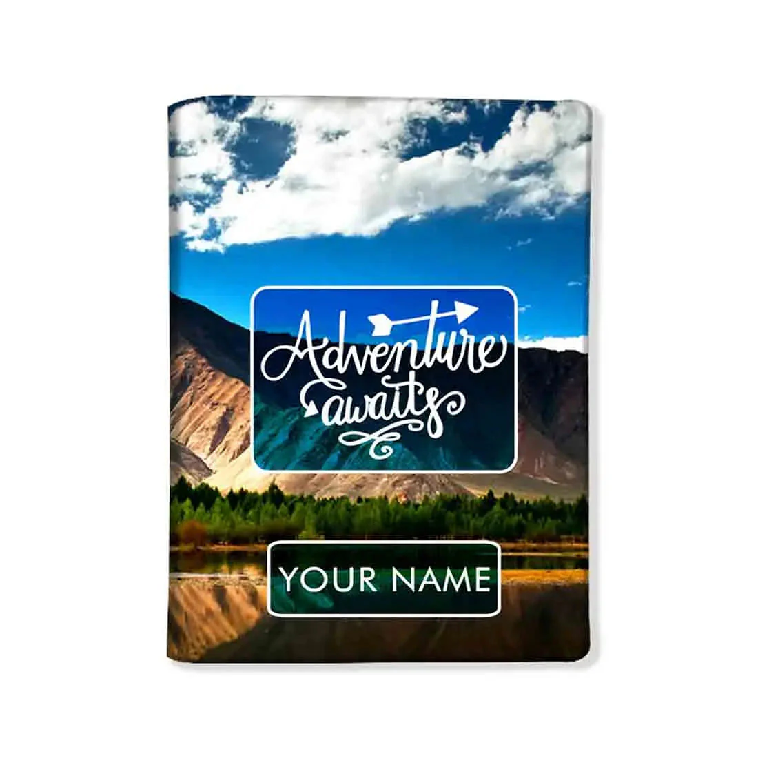 Custom Passport Cover for Gift - Adventure Awaits - Image 3