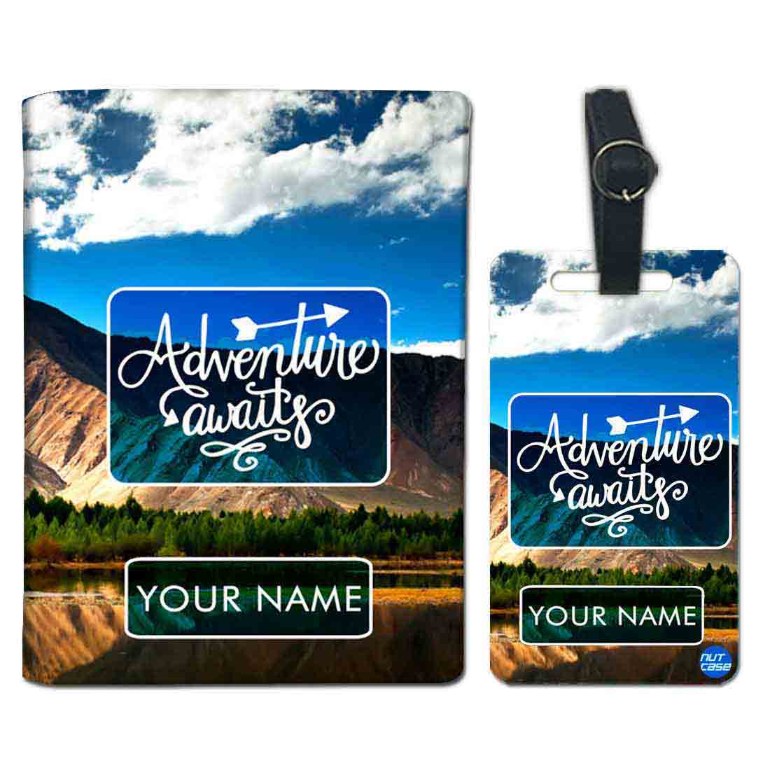 Custom Passport Cover for Gift - Adventure Awaits - Image 5