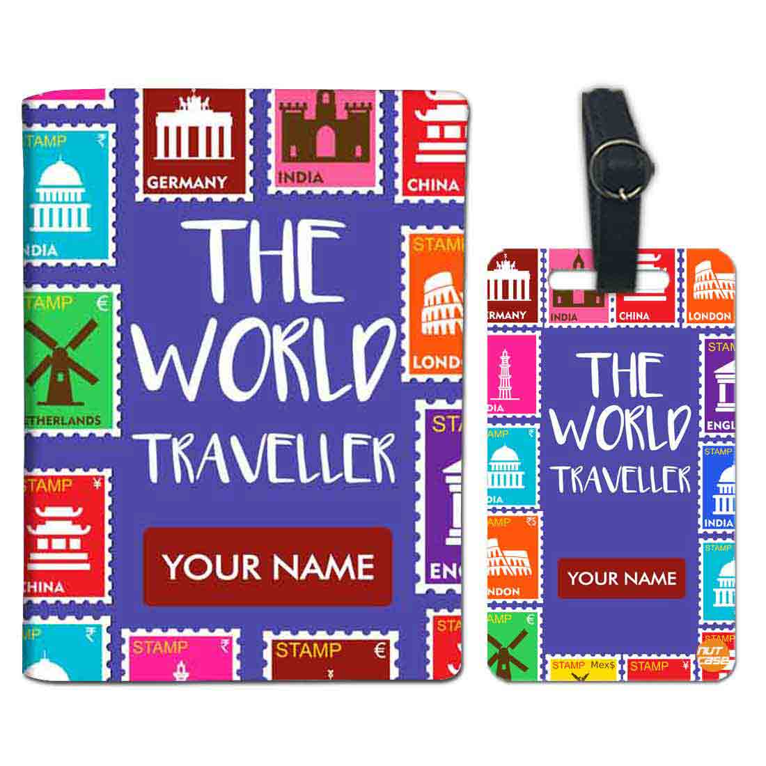 New Personalized Passport Cover -  The World Traveller - Image 4