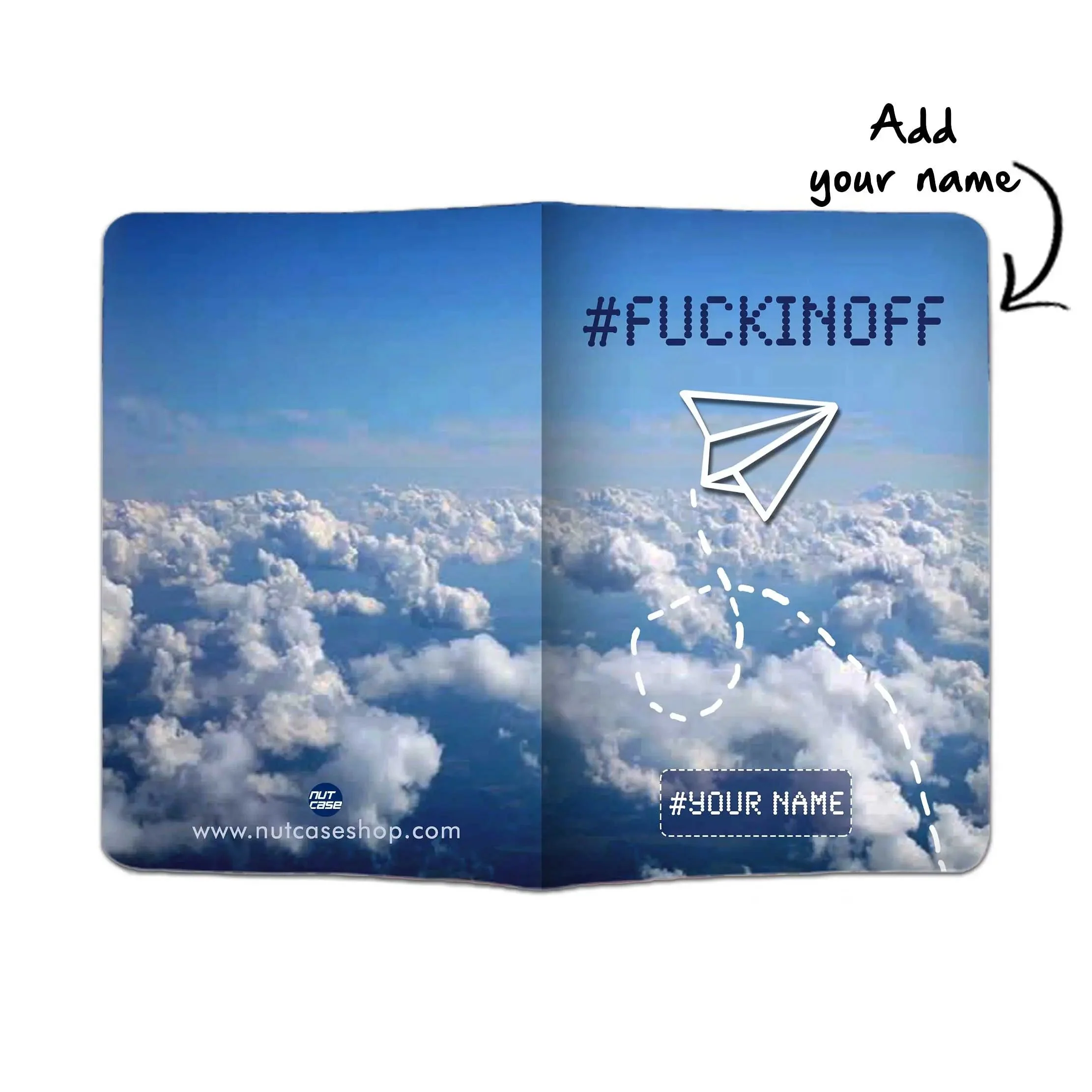 Custom Leather Passport Holder - Flight - Image 3