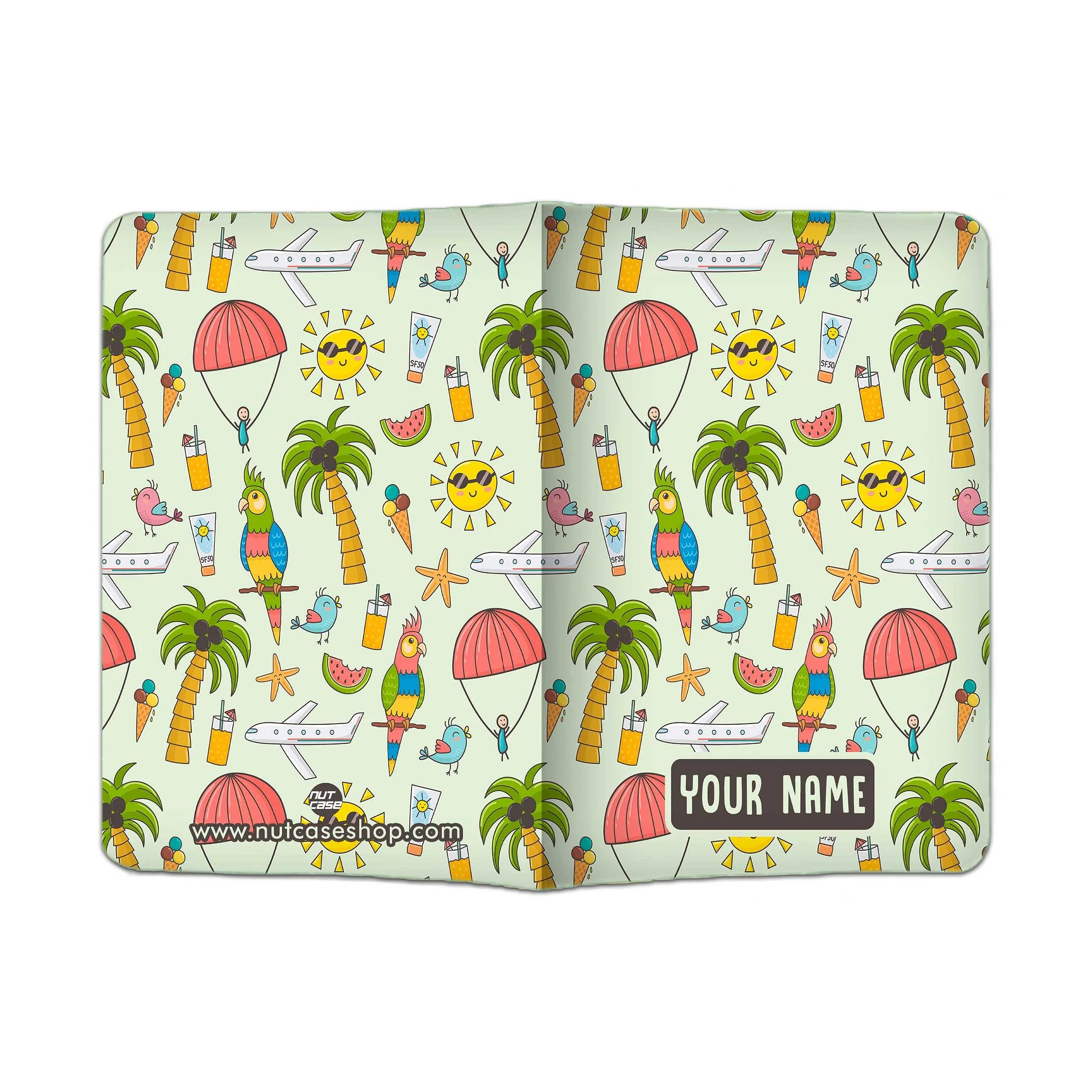 Personalized Name Passport Cover  -Summer Time - Image 3