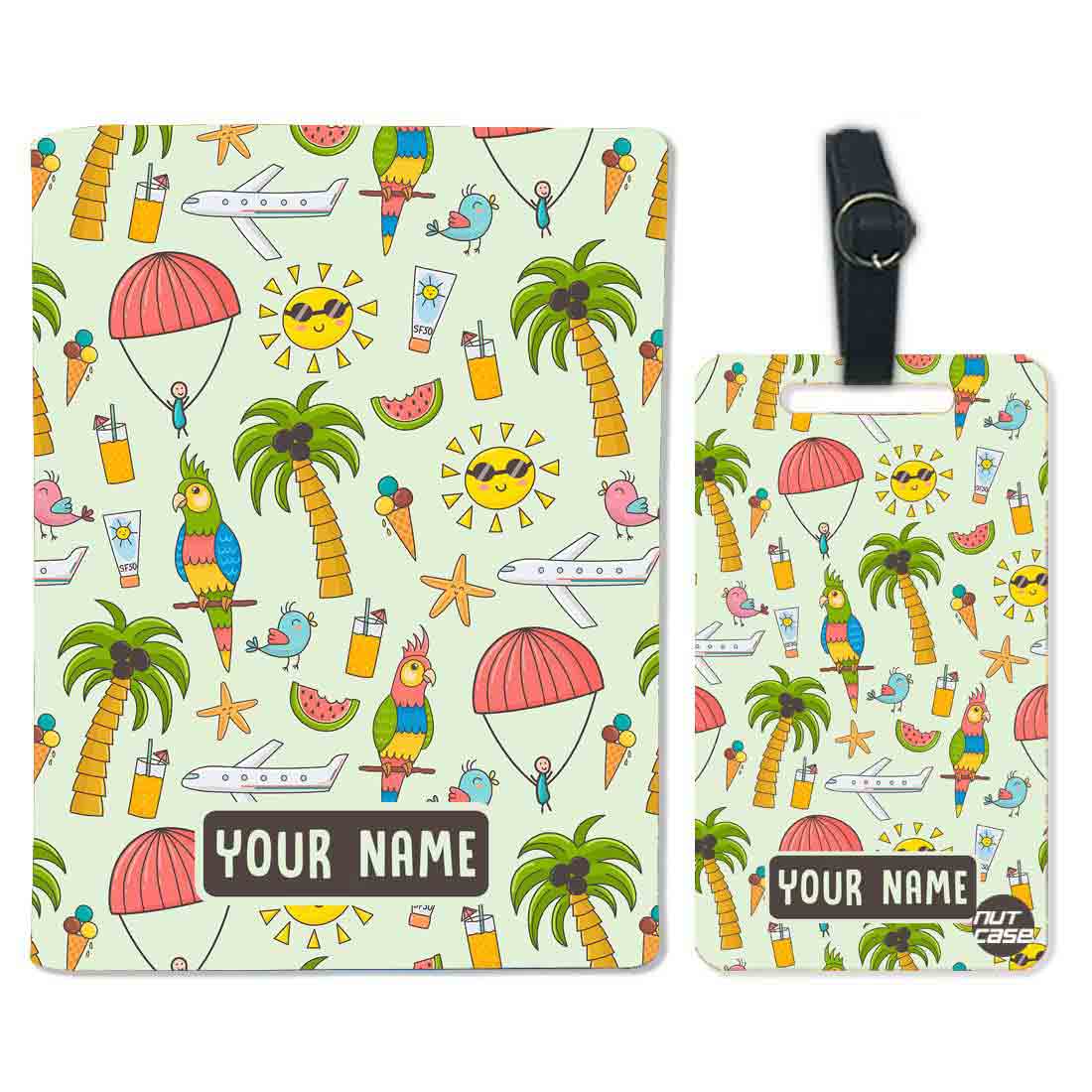 Personalized Name Passport Cover  -Summer Time - Image 6