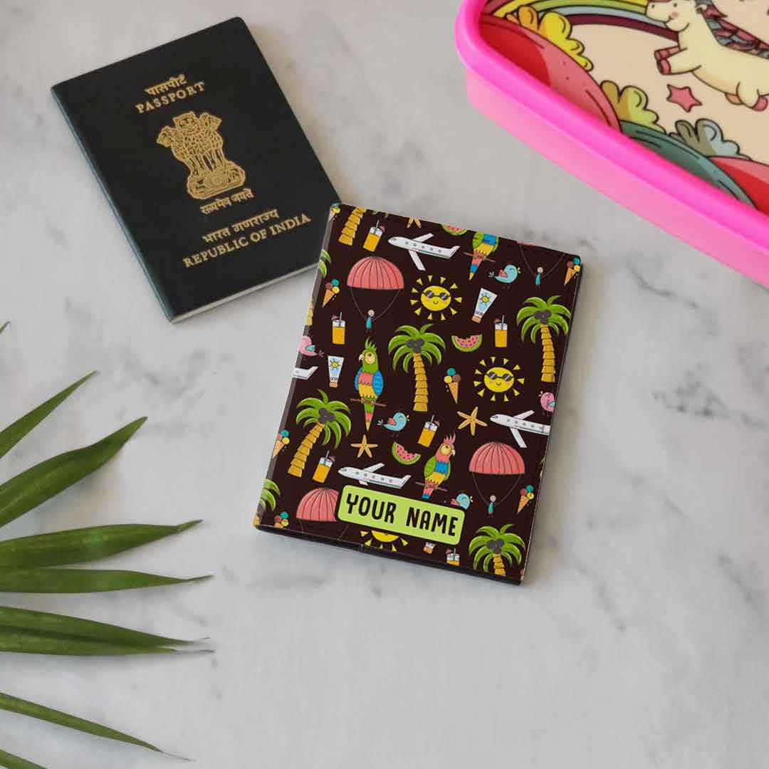 Cute Customized Travel Passport Cover -Summer Adventure - Image 6