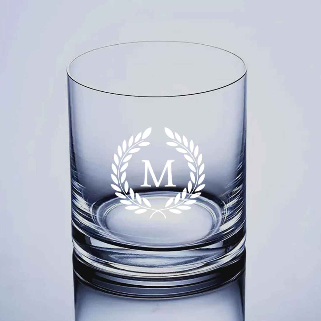Customized Whiskey Glass with Initials Monogram-Perfect Gift for Boyfriend Husband - Image 10