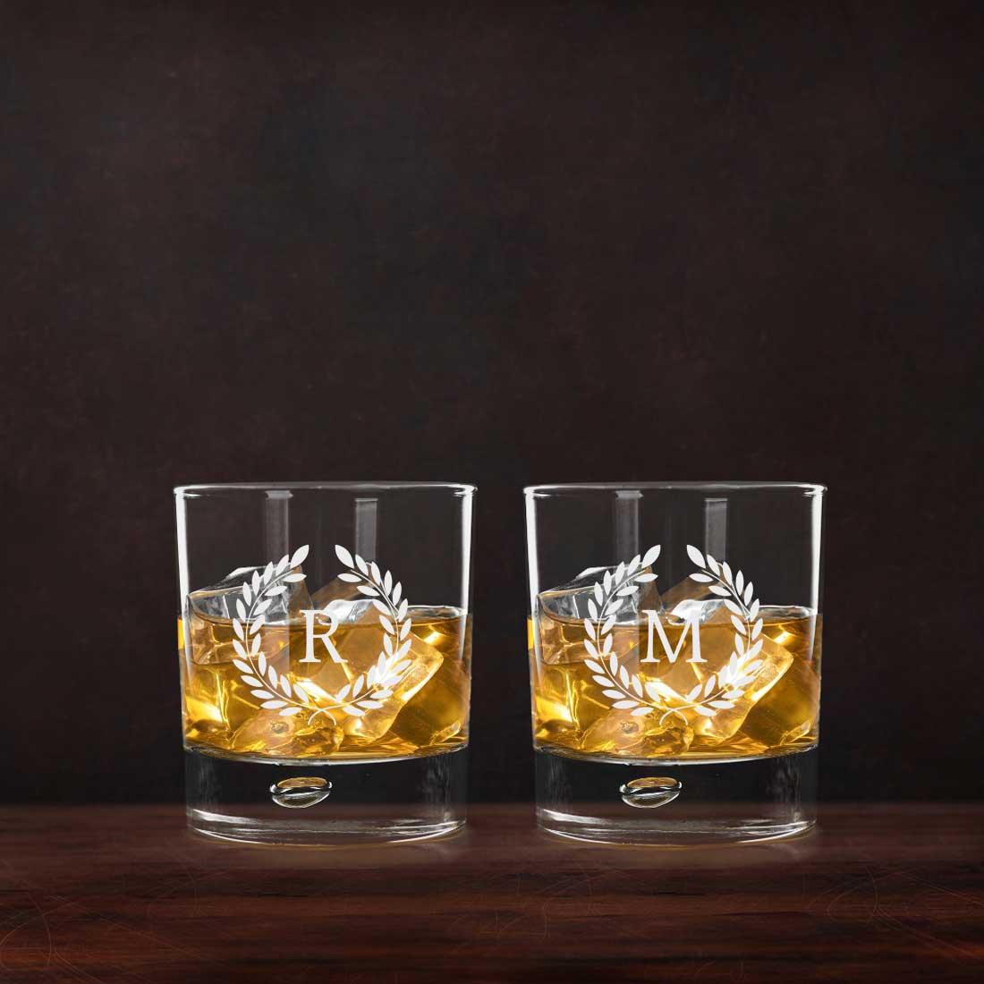 Customized Whiskey Glass with Initials Monogram-Perfect Gift for Boyfriend Husband - Image 3