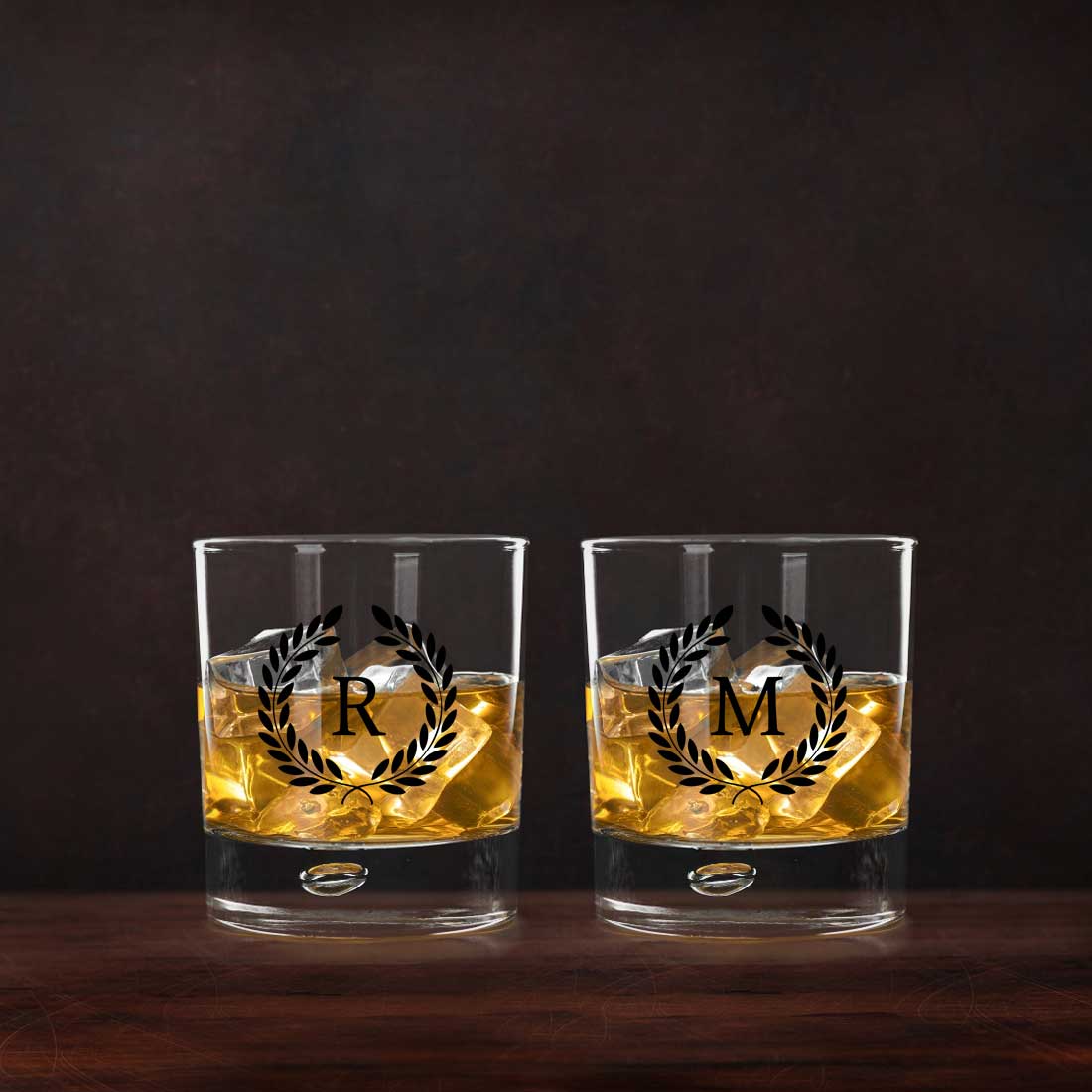 Customized Whiskey Glass with Initials Monogram-Perfect Gift for Boyfriend Husband - Image 7