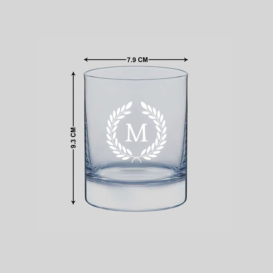 Customized Whiskey Glass with Initials Monogram-Perfect Gift for Boyfriend Husband - Image 9