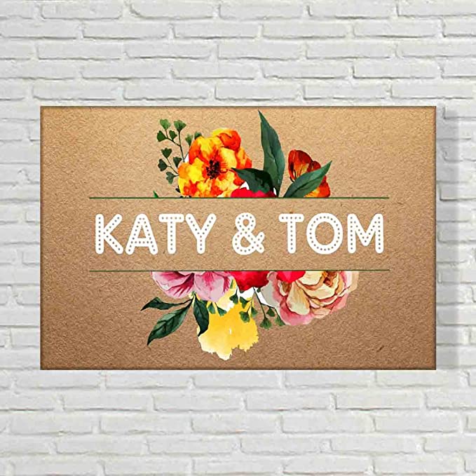 Designer Customized Door Name Plate - Blooming Flowers - Image 4
