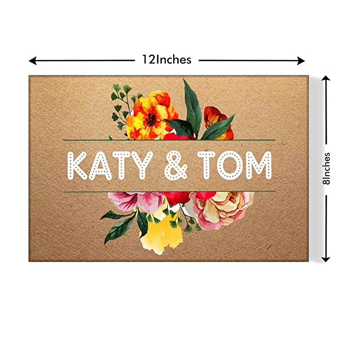 Designer Customized Door Name Plate - Blooming Flowers - Image 5