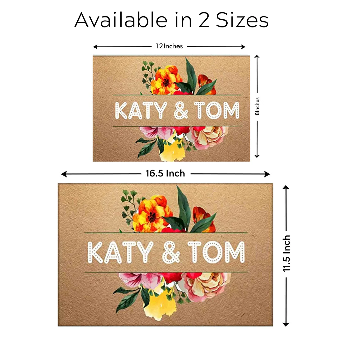 Designer Customized Door Name Plate - Blooming Flowers - Image 9