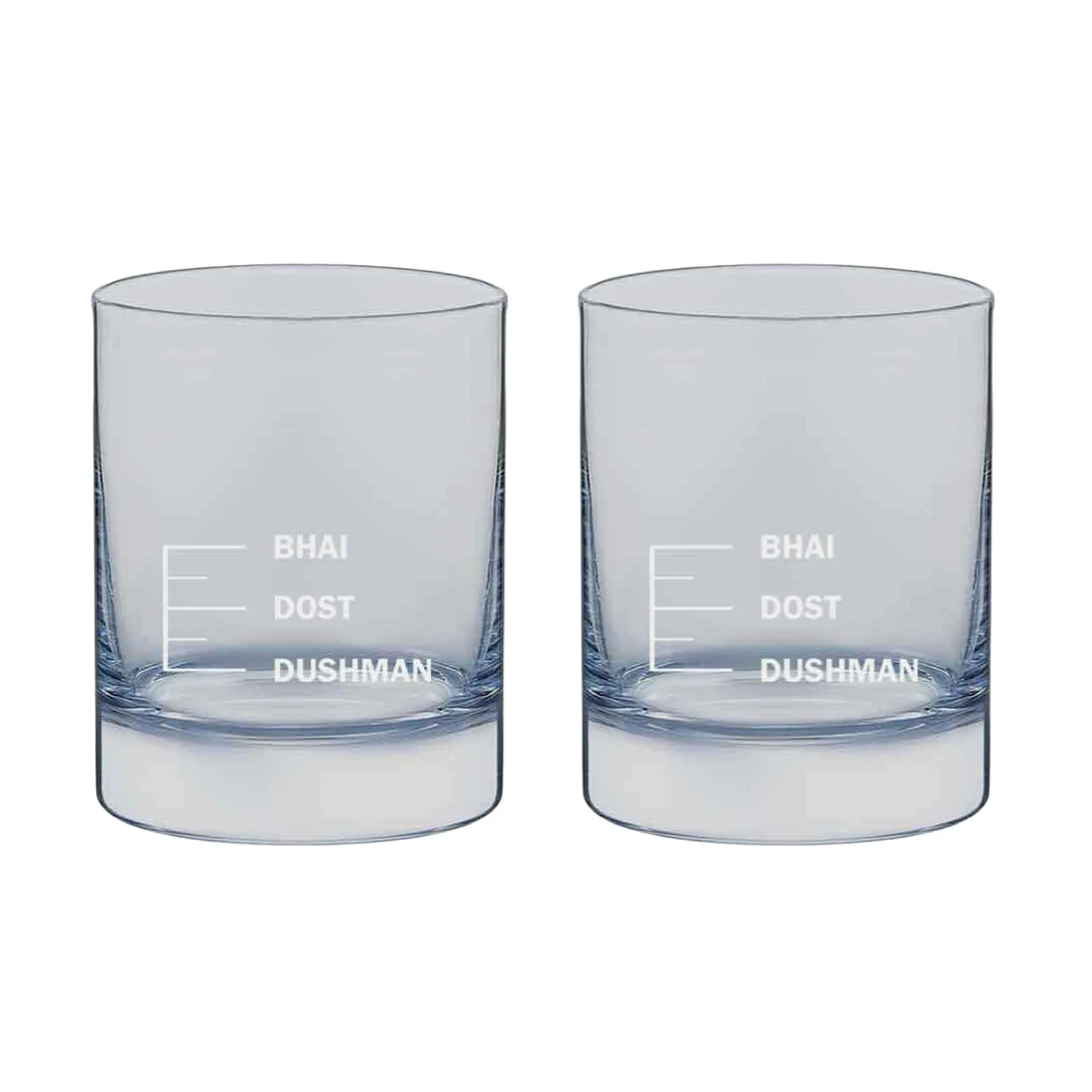 Whiskey Glasses Liquor Glass- Anniversary Birthday Gift Funny Gifts for Husband Bf - DUSHMAN DOST BHAI - Image 5