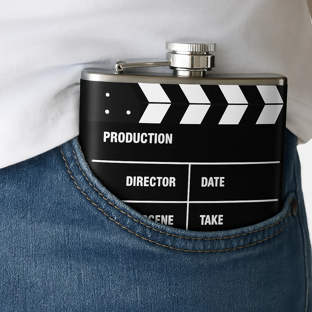 Hip Flask  -  For Filmys Only - Image 3
