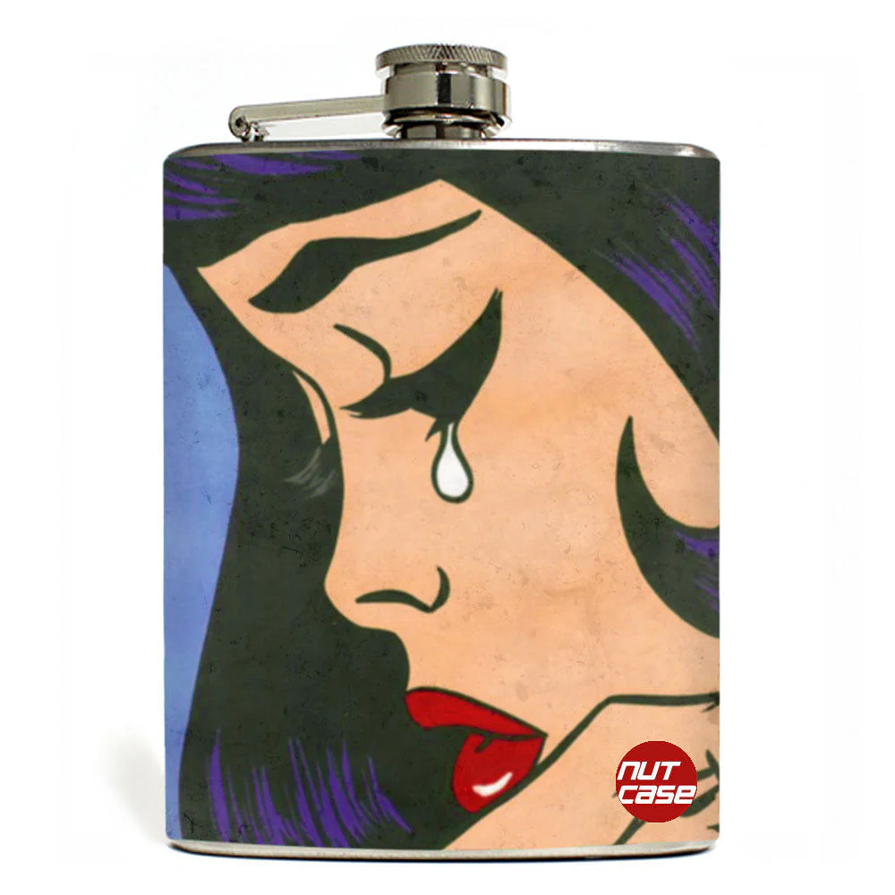 Hip Flask - Cry Pop Art - Image 5