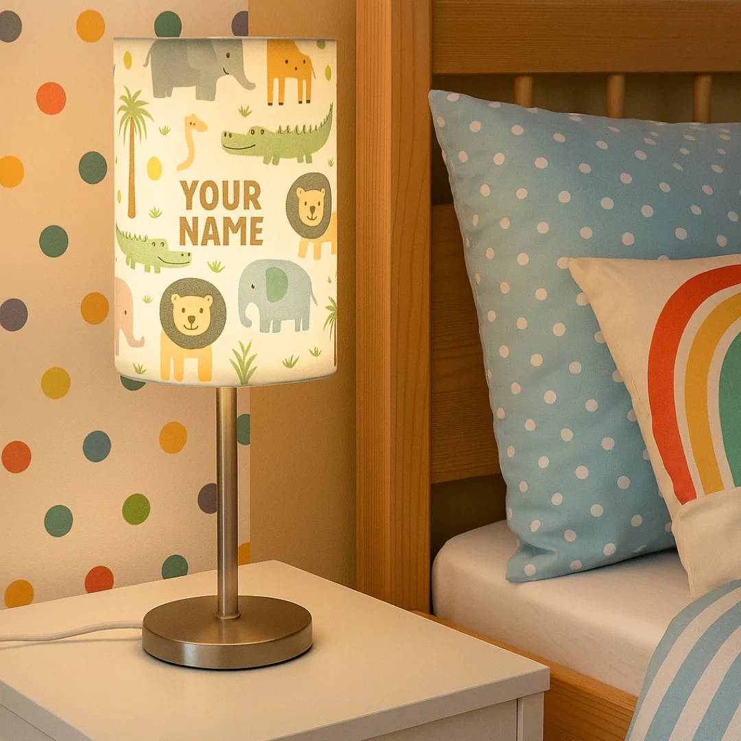 Customized Kids Lamp for Bedroom-Mini Stainless Steel Lamp with 3w LED Bulb - Image 3