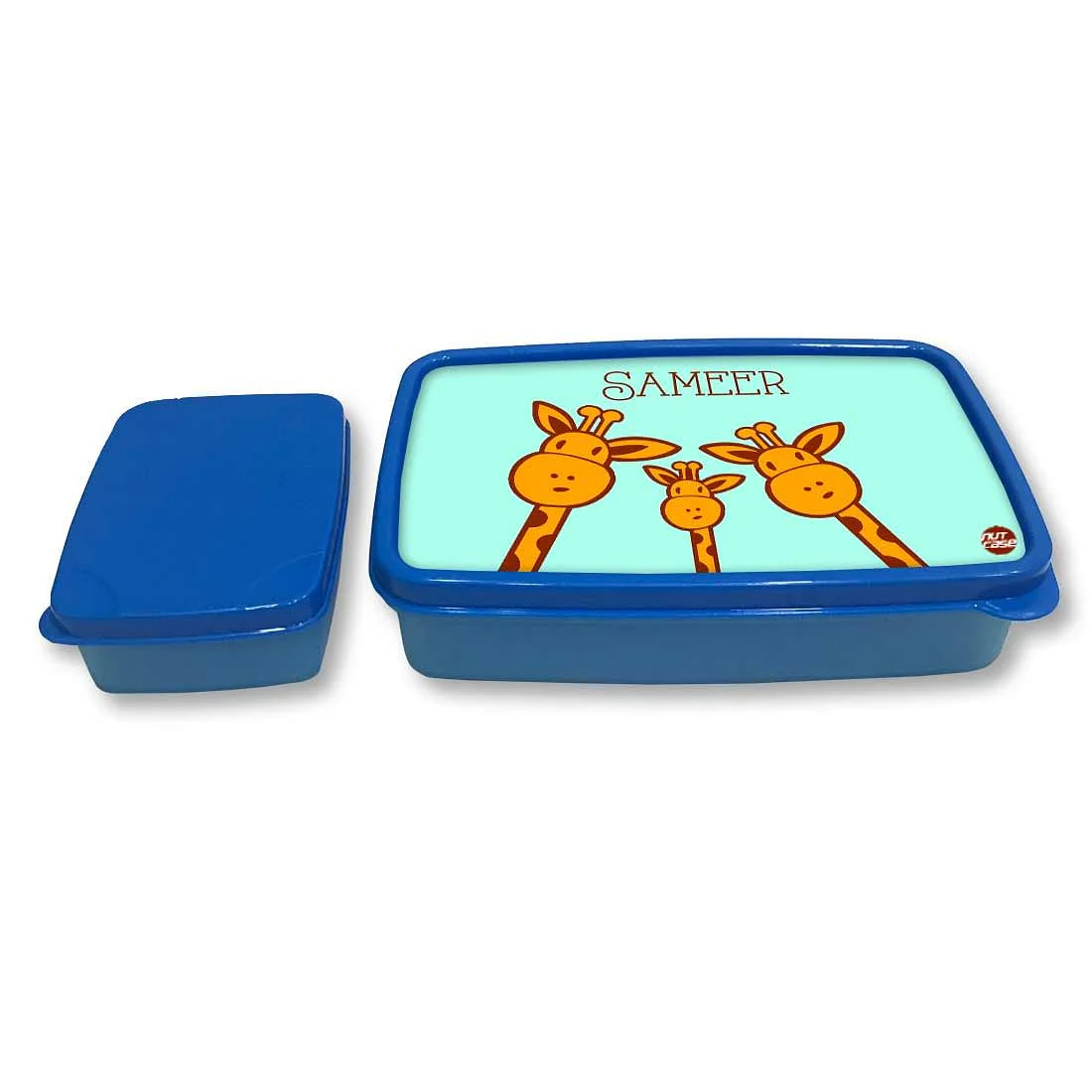 Custom Snack Box for Kids Boy With Small Container - Cute Giraffes - Image 4
