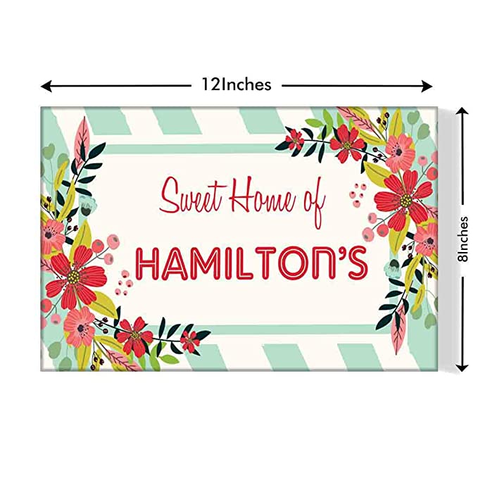 Creative nameplate for Door - Floral Eden - Image 5