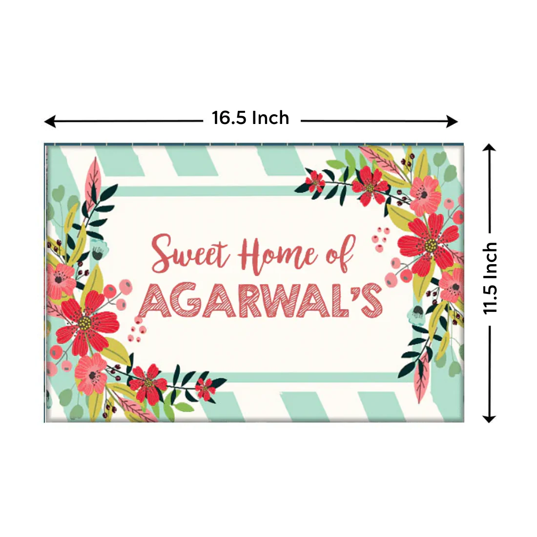 Creative nameplate for Door - Floral Eden - Image 9