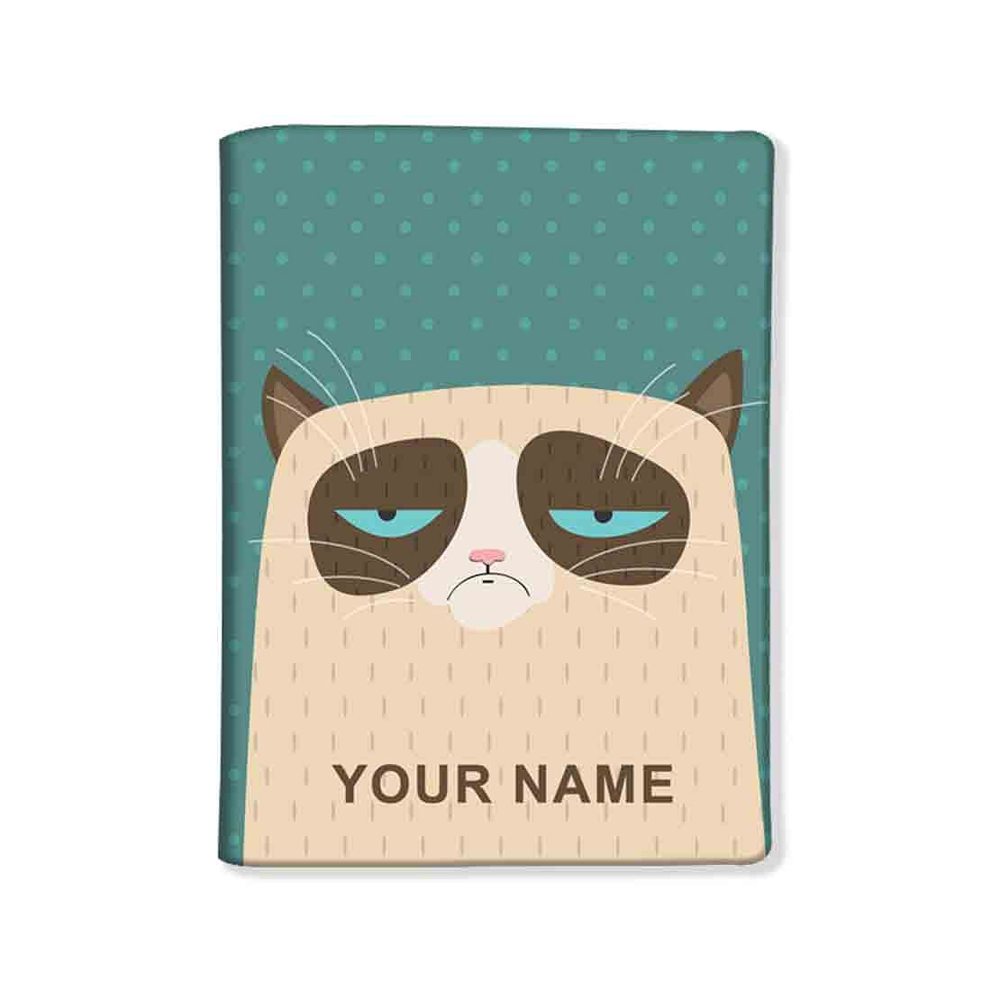 Cute Customized Passport Cover -  Grumping Cat - Image 7