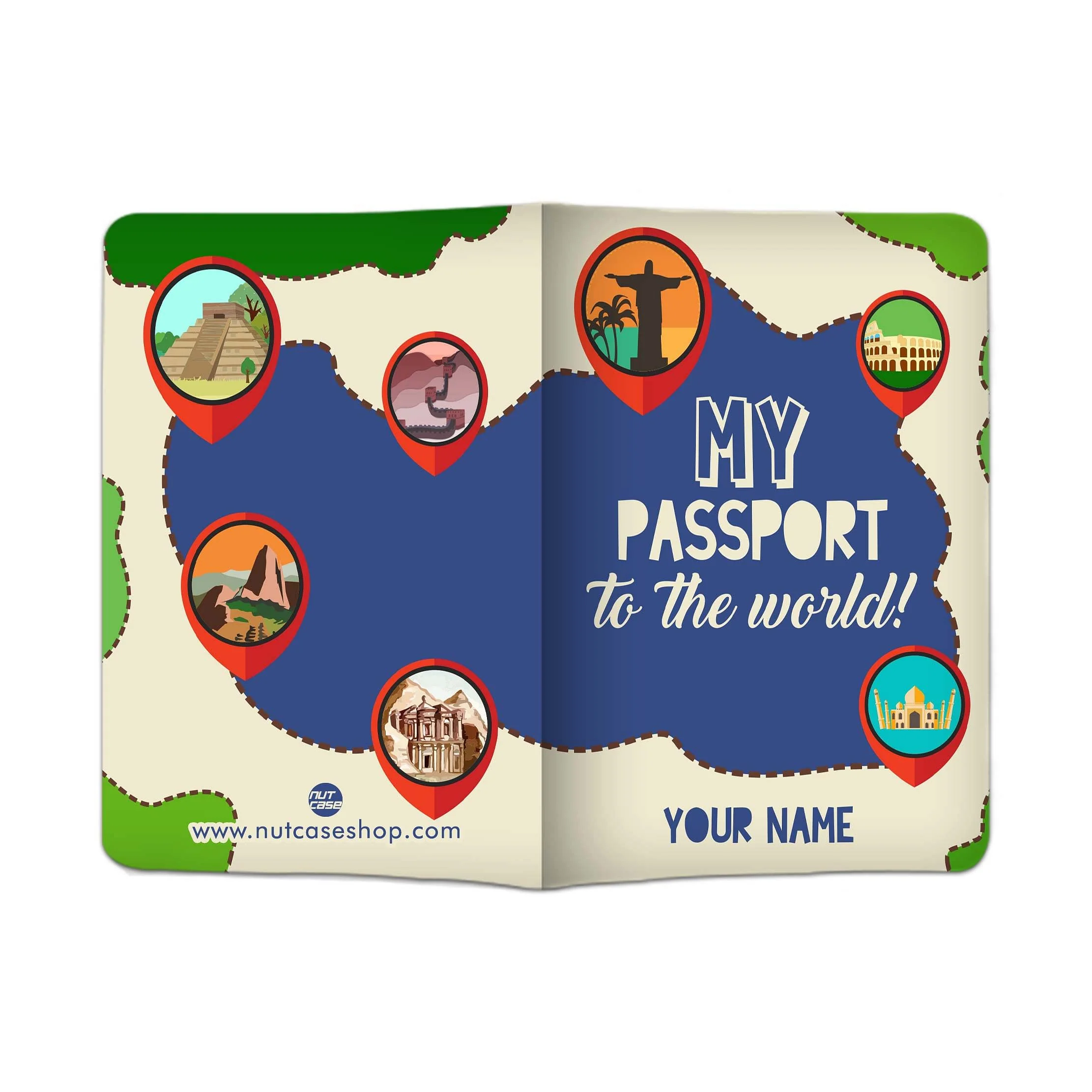 Classy Passport Cover for Gift -  My Passport To The World - Image 4