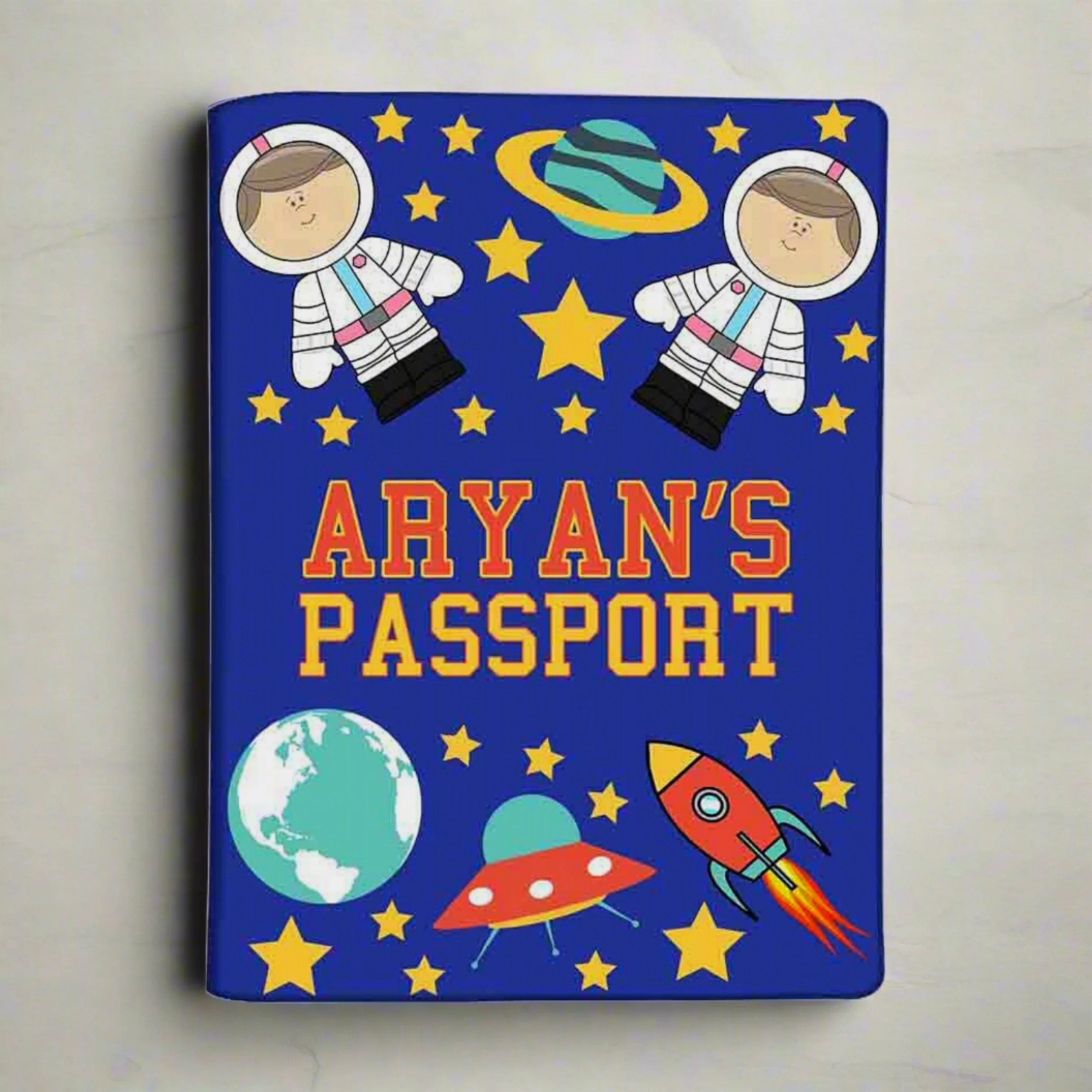 Customized Fancy Passport Holder - Space - Image 6