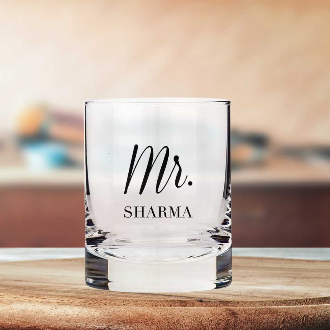 Classy Customized Whiskey Glass - Anniversary Gift For Husband - Mr - Image 4