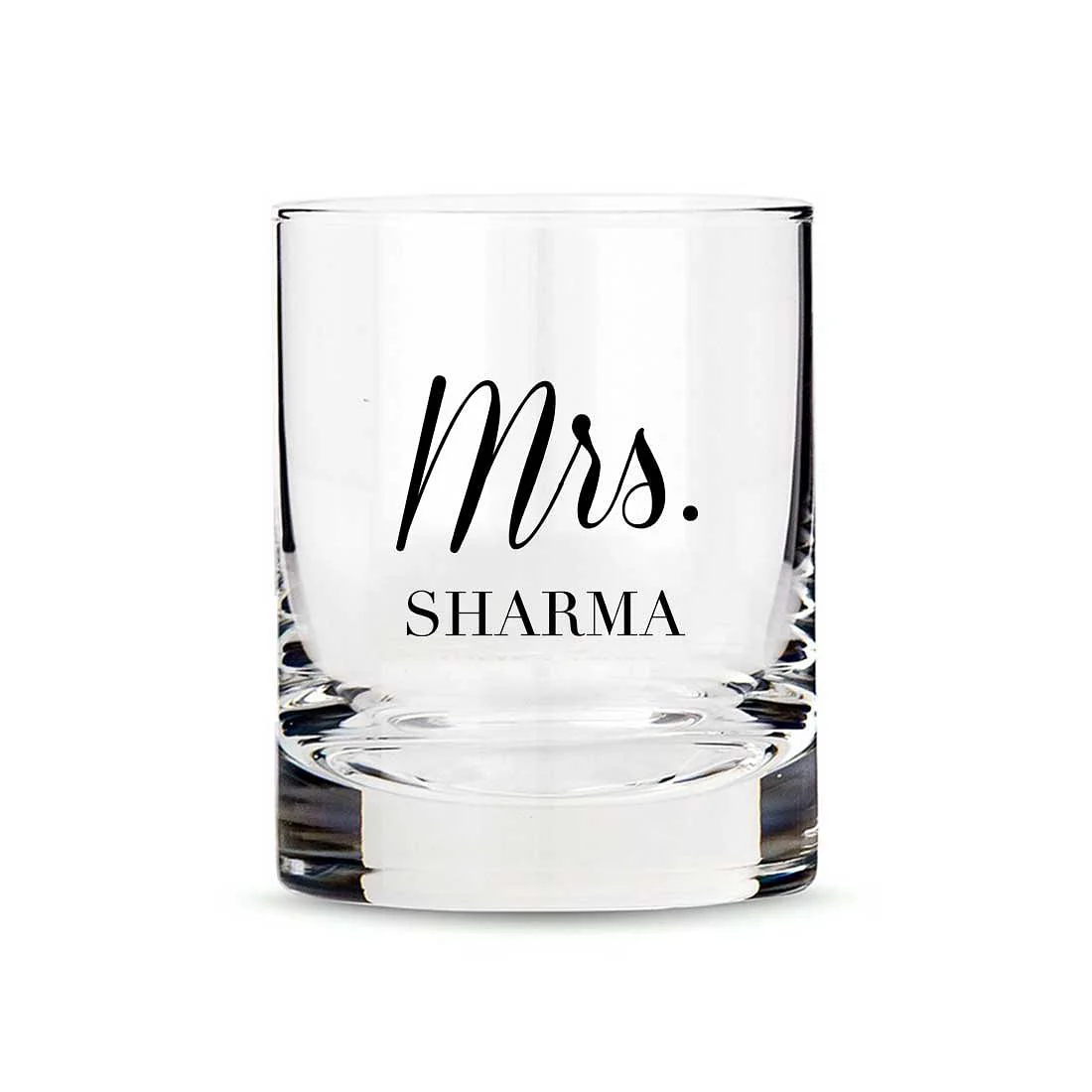 Classy Customized Whiskey Glass -Perfect Gift for Whisky Wife - Mrs - Image 4