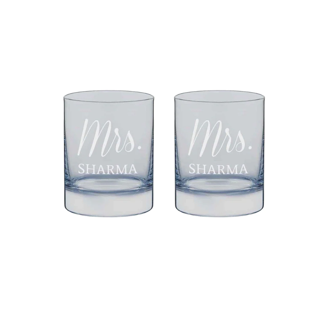 Classy Customized Whiskey Glass -Perfect Gift for Whisky Wife - Mrs - Image 7