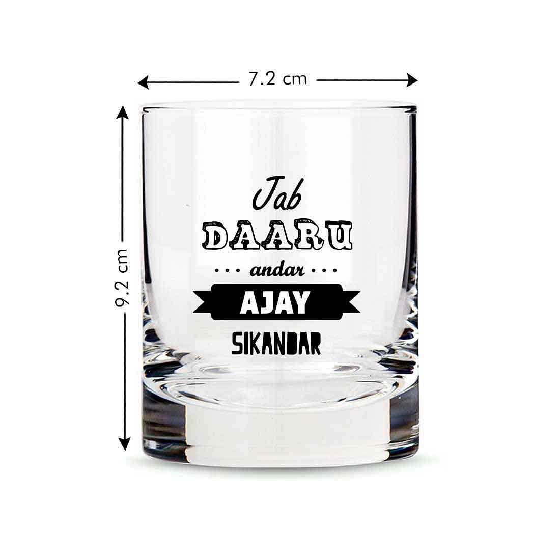 Customized Gifts for Him Whiskey Glass-Perfect Gift for Boyfirend Husband-Daaru - Image 11