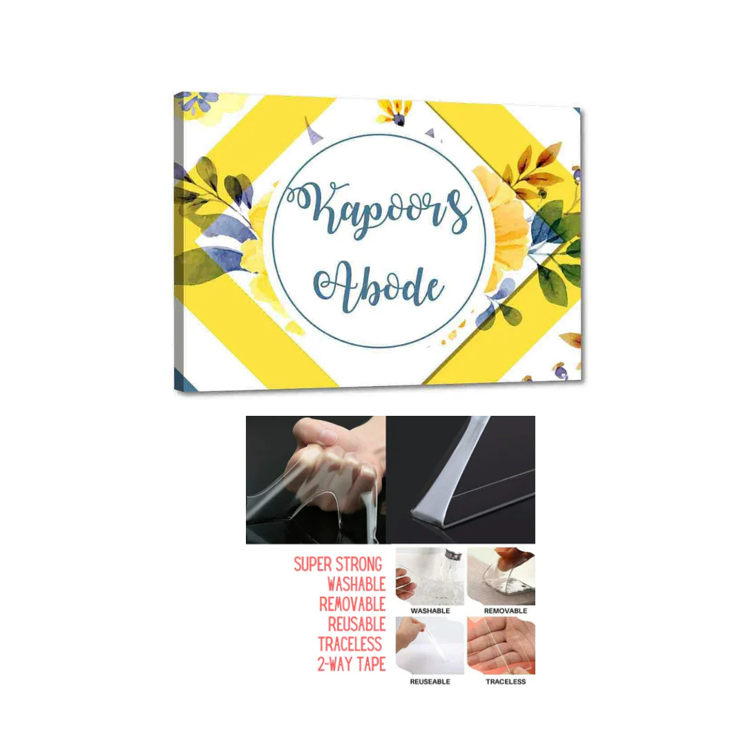 Custom Door Name Plate House Entrance - Yellow Spring - Image 5