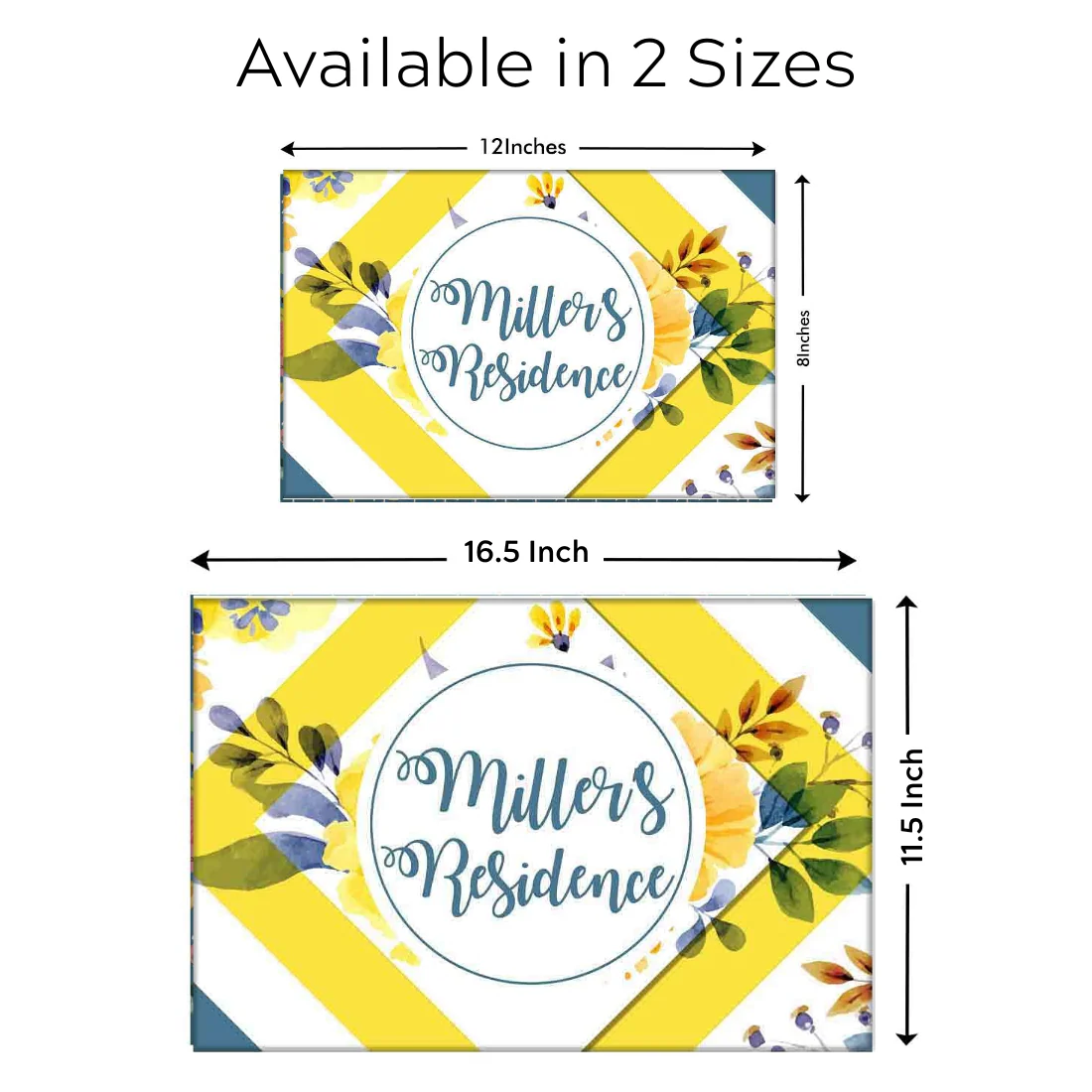 Custom Door Name Plate House Entrance - Yellow Spring - Image 7