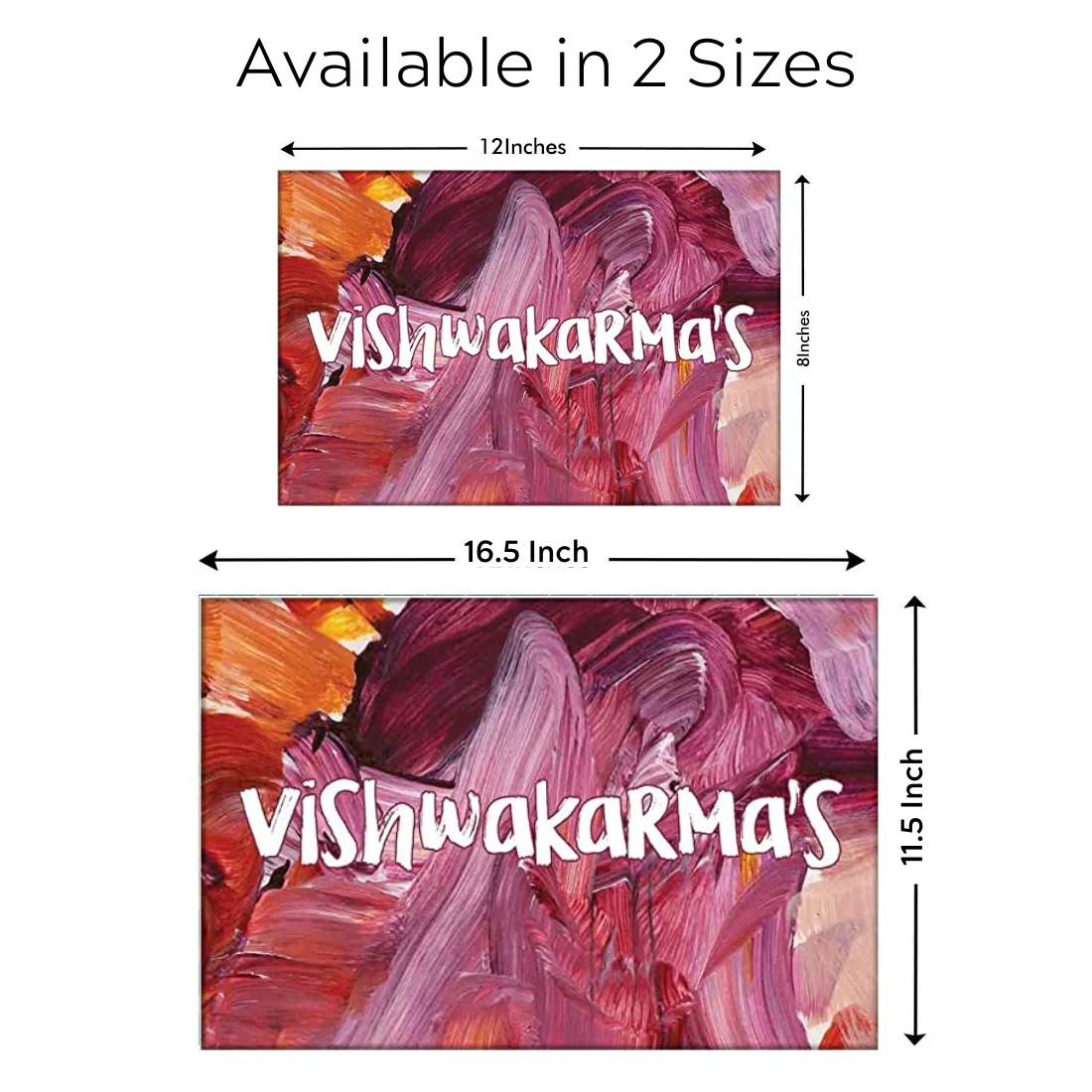 Personalized Nameplate for Door - Paint Strokes - Image 8