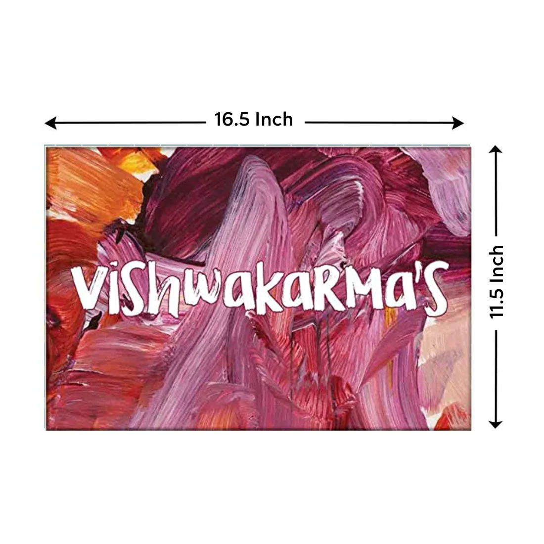 Personalized Nameplate for Door - Paint Strokes - Image 9