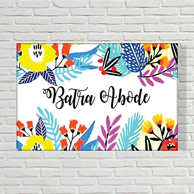 Personalized Door Name Plate - Paradise Garden - Image 4