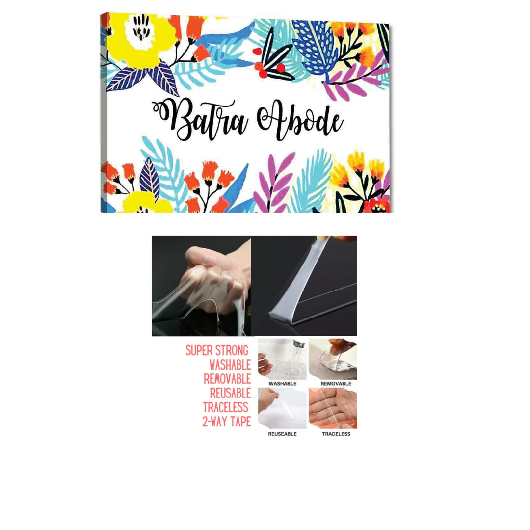 Personalized Door Name Plate - Paradise Garden - Image 7