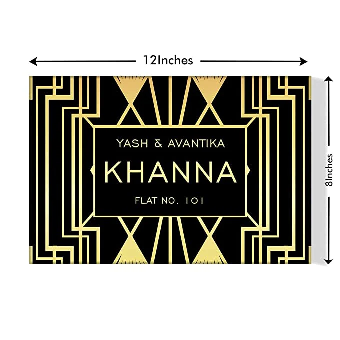 Personalized Name Plate Door Sign - Gatsby Theme - Image 5