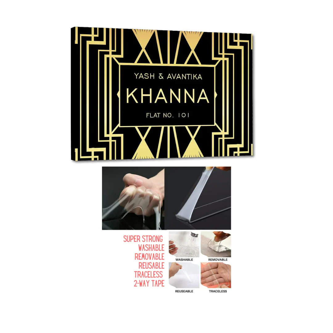 Personalized Name Plate Door Sign - Gatsby Theme - Image 7