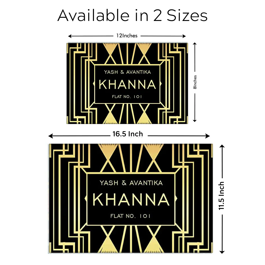 Personalized Name Plate Door Sign - Gatsby Theme - Image 8