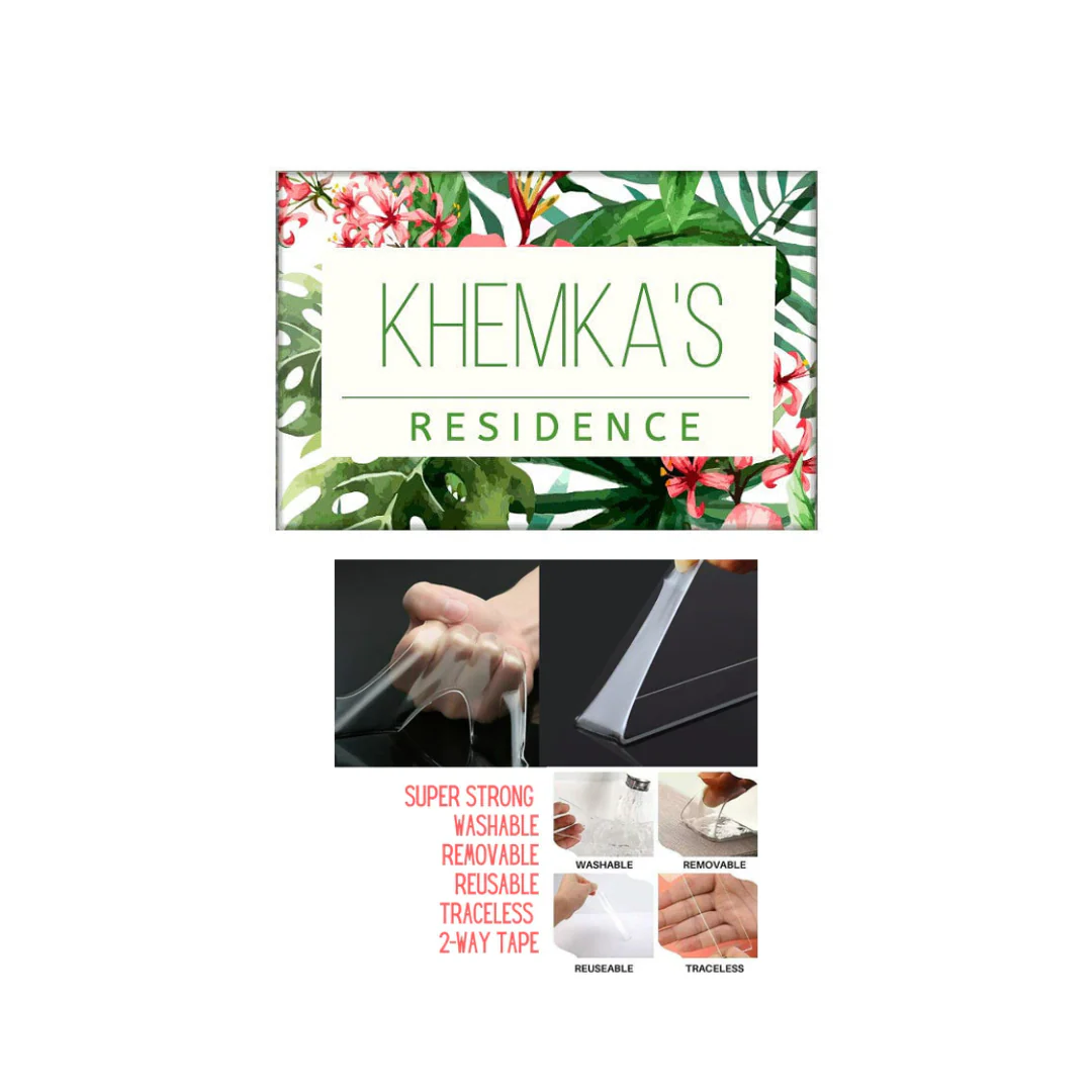 Beautiful Custom Door Name Plate - Tropical Paradise - Image 7