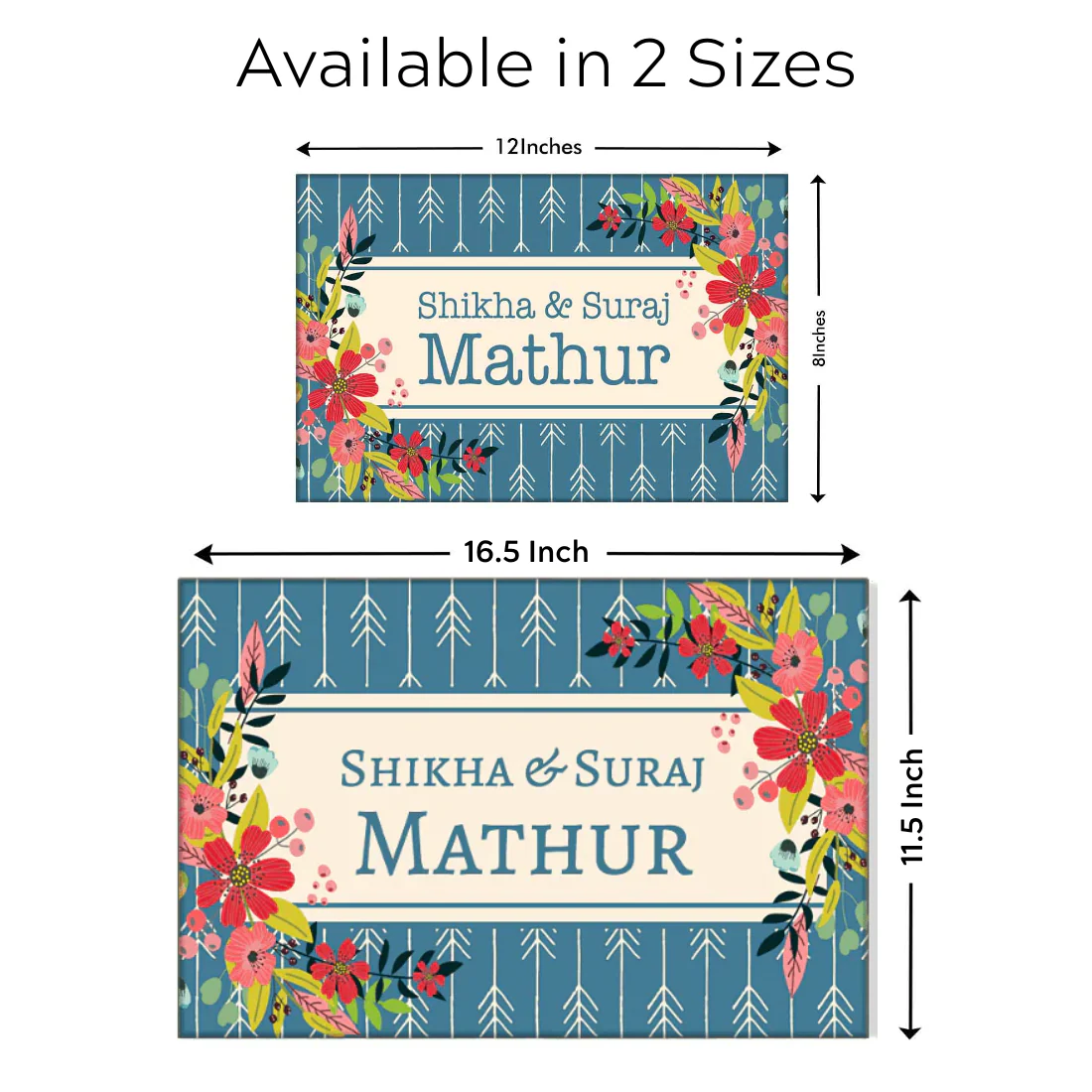 Classy Personalized Name Plate - Floral Vibes - Image 10