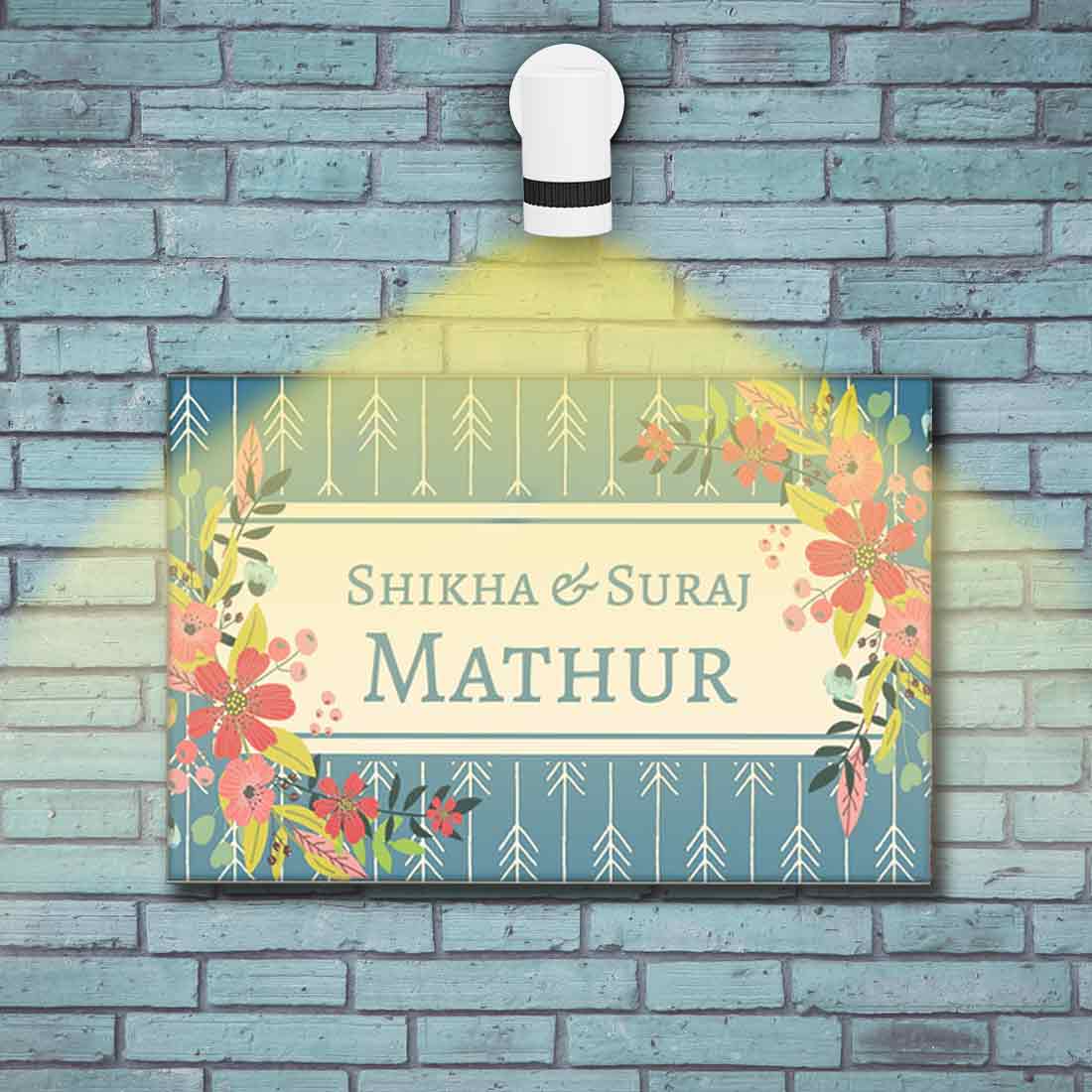 Classy Personalized Name Plate - Floral Vibes - Image 3